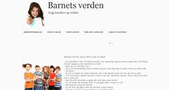 Desktop Screenshot of barnetsverden.no